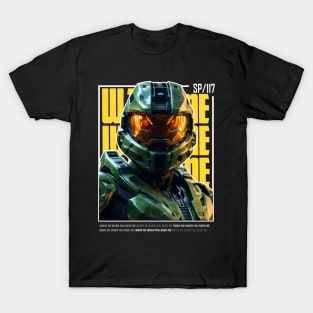 Halo game quotes - Master chief - Spartan 117 - Realistic #3 T-Shirt